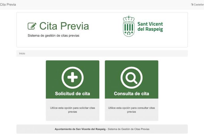 El sistema de cita previa online para la oficina de atención al