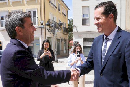 Carlos Mazón destaca el clima de “diàleg i normalitat” amb l’alcalde d’Elda per a avançar en els reptes de la localitat