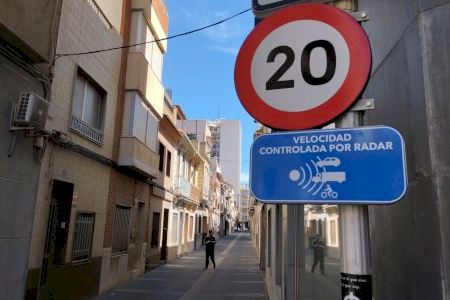 Radars als carrers de Borriana: La Policia controla la velocitat en diversos carrers