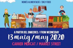 Vuelve a El Poble Nou de Benitatxell el mercado de los miércoles el próximo 13 de mayo