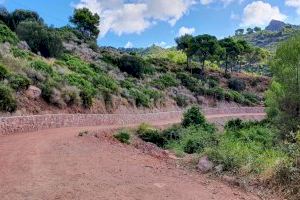 La Generalitat repara infraestructuras de prevención de incendios del Desert de les Palmes dañadas por la DANA de septiembre de 2019