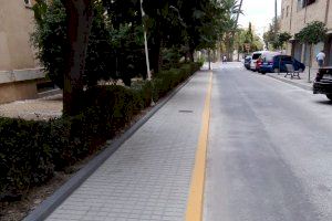 La Avenida dels Germans Aragonés i Urrios ya cuenta con nuevo acerado