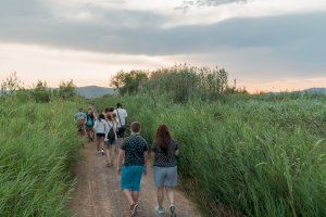 Tardor de capvespres i marjal a La Casa Penya