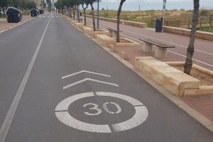 Cs de Peñíscola demana al Govern local estudiar tornar el carril bici del Passeig Nord a la seua ubicació habitual