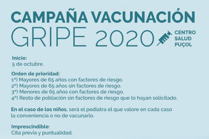 El 5 De Octubre Comienza La Campaña De Vacuna Contra La Gripe En El ...