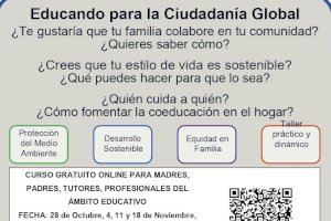 La FAD ofrece un curso de formación online gratuito para familias sobre educación global y desarrollo sostenible