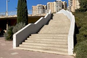 El Ayuntamiento de València trabaja para garantizar un acceso adaptado a cada margen de todos los tramos del Jardín del Turia