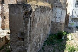 La muralla islàmica, a punt d'iniciar les obres de la seua rehabilitació i posada en valor