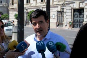 Giner critica el “fracaso”  de Ribó como interlocutor del  Gobierno en el soterramiento de las vías del Parque Central y el túnel pasante