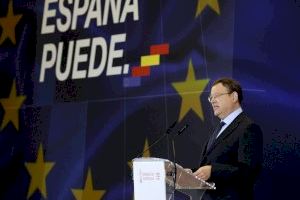 Ximo Puig reivindica la "vía valenciana" del acuerdo, la serenidad y las alianzas con el objetivo de captar fondos europeos por 21.000 millones y crear 190.000 empleos