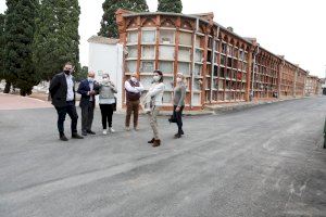 Castelló inverteix en obres de millora de vials i canalitzacions en el cementeri de Sant Josep