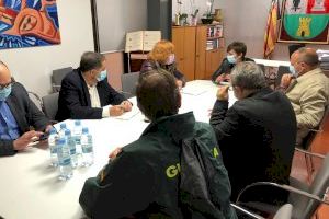 La Delegación del Gobierno en la Comunitat Valenciana inicia la evaluación de daños de las localidades afectadas por el temporal de los últimos días