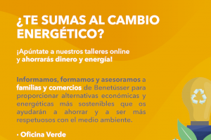 Benetússer promueve el uso de energías sostenibles y renovables en hogares y comercios