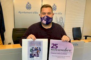 Igualdad conmemora el 25 N con la lectura del manifiesto contra la violencia de género en el Salón de Plenos y la iluminación del Molí del Real