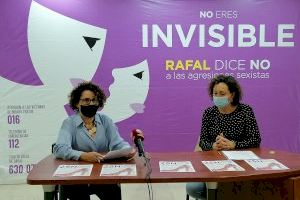 Rafal conmemora el Día Internacional de la Eliminación de la Violencia contra la Mujer con un acto al aire libre y con todas las medidas de prevención del COVID-19