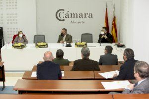 Novelda y Monforte presentan a la Cámara de Comercio de Alicante su proyecto para albergar el puerto seco de la provincia de Alicante