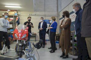 Eva Alcón i Rafael Climent comparteixen l’estratègia de l’UJI per a potenciar Espaitec com a «hub» tecnològic i d’innovació per a afrontar la transformació digital