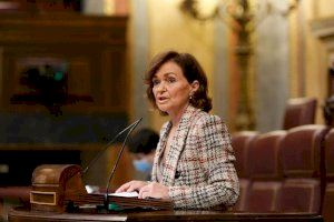 Carmen Calvo: "Estos Presupuestos son imprescindibles para afrontar las consecuencias de la pandemia y garantizar la cohesión social, la estabilidad y la convivencia"