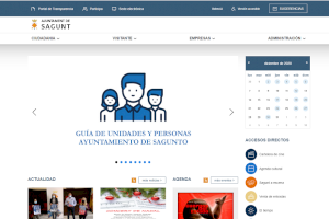 El Ayuntamiento de Sagunto publica la Guía de Unidades y Personas en el portal web municipal