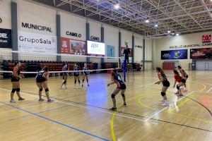 El Voleibol La Nucía cayó ante el C.V. Elche en sus dos encuentros