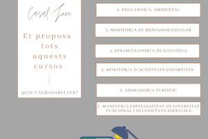 El Casal Jove d'Almenara realitza una enquesta on-line per a conéixer quins cursos de formació prefereixen els usuaris