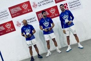 Vicent, Tonet y Néstor, campeones del Trofeo Mestres de raspall