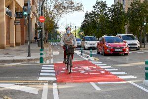 València optará a la financiación europea para la construcción de carriles bici por más de 6,6 millones