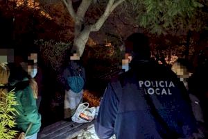 La otra cara de la pandemia en Alicante: disueltas 7 fiestas ilegales, 4 botellones y clausurados 5 locales de ocio