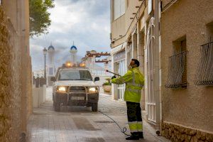 Benidorm reactiva el servicio de desinfección de accesos a edificios y comunidades