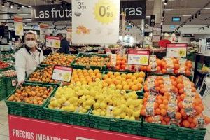 Carrefour aumenta un 40% la compra de cítricos españoles, sobre todo valencianos