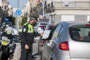 La Policia Local de Gandia sanciona 113 persones per incomplir el tancament perimetral durant l'últim cap de setmana del dispositiu