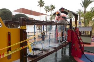 Los parques infantiles de La Nucía abrirán el viernes tras una intensiva desinfección