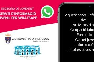 La Casa de la Joventut abre un canal informativo a través de Whatsapp