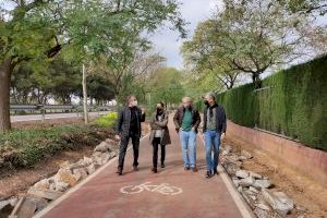 La Conselleria de Obras Públicas concluye el carril bici del Camí de la Pedrera en Picanya en el Tramo Sur del Anillo Verde Metropolitano