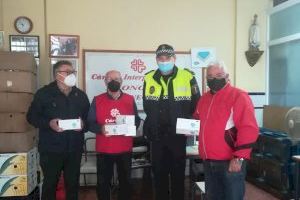 La Policia Local de Sueca continua amb la seua estreta col·laboració i suport constant a associacions i institucions del municipi