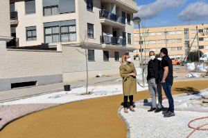 Petrer finaliza el acondicionamiento de la zona verde de la calle El Portal