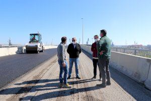 Las obras del puente de acceso al polígono químico terminarán la semana que viene