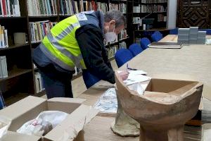 La Policía de la Generalitat entrega al Museo de Teruel piezas cerámicas romanas y medievales expoliadas