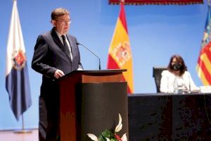 Ximo Puig destaca el nombramiento de la nueva rectora de la UA como un "símbolo de un tiempo nuevo" necesario para "construir un futuro libre, igualitario y plural"