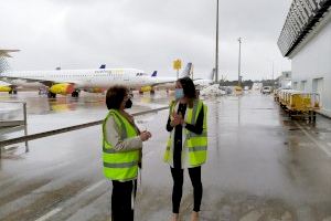 El aeropuerto de Castellón refuerza su colaboración con el Ayuntamiento de la Vall d'Uixó para el fomento del turismo y la actividad empresarial