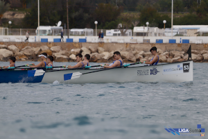 Los equipos de remo traen a casa oro, plata y bronce en la regata de Altea de la Liga Banco Fijo