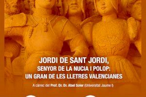 Hoy conferencia on-line “Jordi de Sant Jordi, senyor de La Nucia i Polop” de la Seu