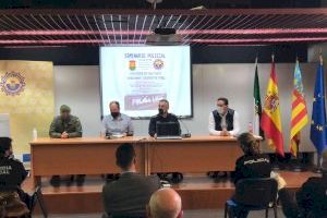 La Policía Local de San Vicente del Raspeig organiza un seminario sobre simuladores de tiro y uso de la fuerza policial con asistentes de toda la provincia de Alicante