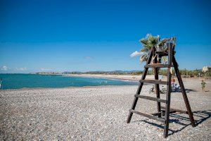 Moncofa renueva sus cuatro banderas azules en las playas del Grao, L’Estanyol, Masbó y Pedra Roja