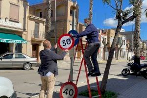 Massamagrell adapta sus calles al nuevo límite de velocidad de 30 km/h