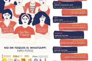 L’exposició No em toques el Whatsapp arriba als municipis de les comarques entre maig i octubre, de la mà de la Mancomunitat de l’Alcoià i el Comtat