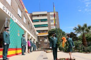 La Guardia Civil de Castellón celebra en un acto simbólico la conmemoración del 177 aniversario de su Fundación