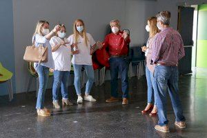 El Espai Jove de Puçol preparado para las vacunaciones masivas que comienzan esta tarde