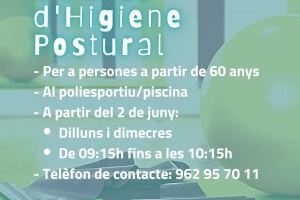 Ròtova oferirà classes d’higiene postural per a gent gran