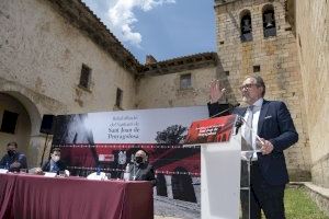 La Diputació de Castelló, la Conselleria de Cultura i ho Bisbat rubriquen en Sant Joan de Penyagolosa el conveni per a rehabilitar el santuari i convertir-lo en motor econòmic de la comarca